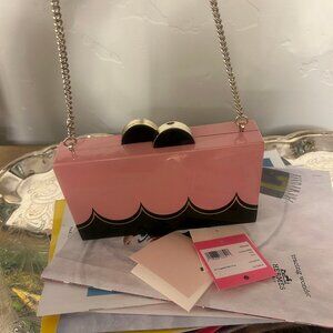 💐💐💐Kate Spade Novelty Dylan Resin Party Clutch with Imperfections 💗